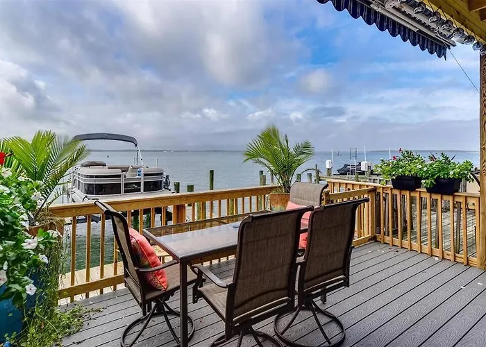 Sunset Fishing Paradise 3b B Bay Front Townhome * Ocean City